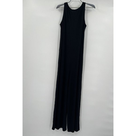 Quince Pants & Jumpsuits Quince Womens Black Tencel Rib Knit